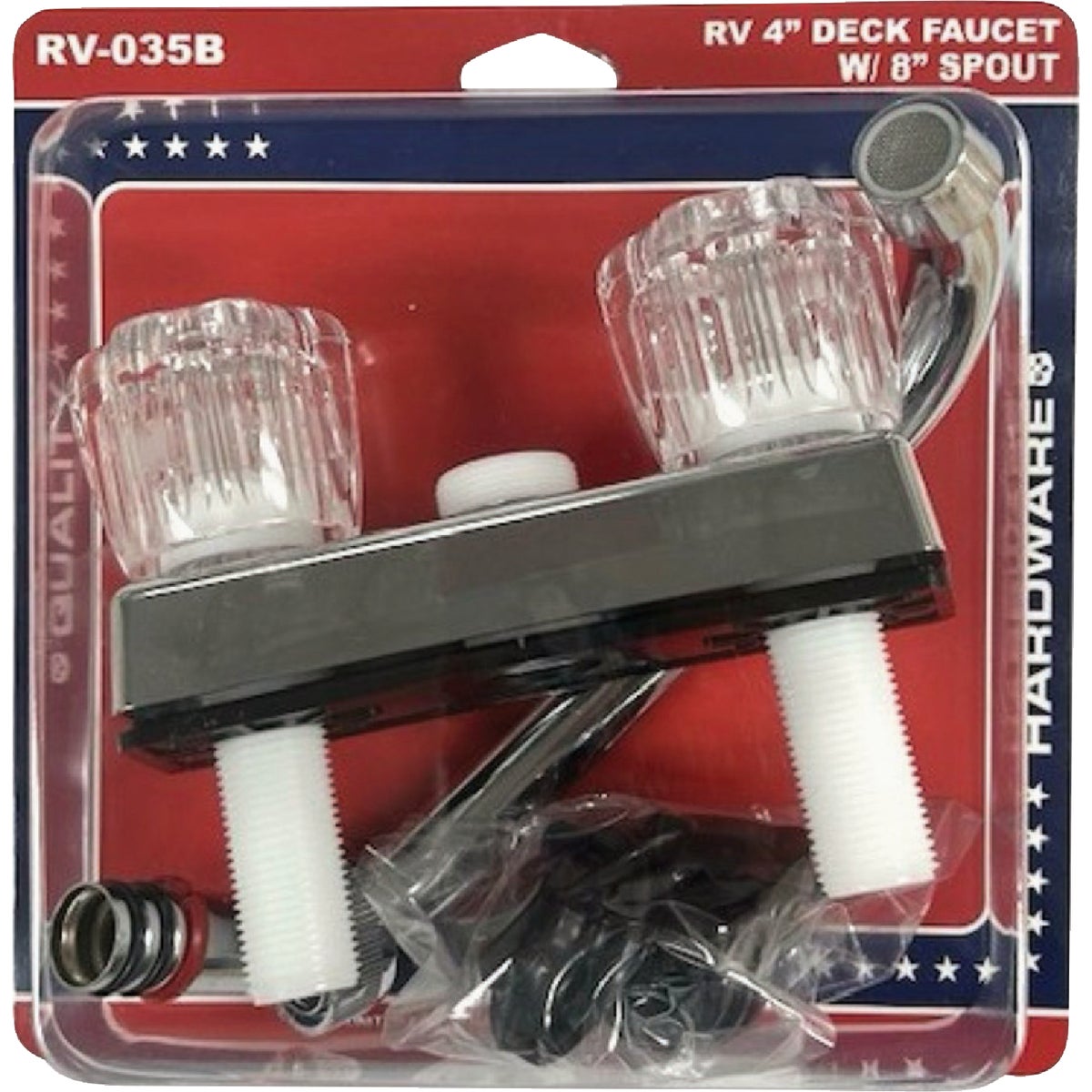 US Hardware 4 In. Deck Faucet Image 2