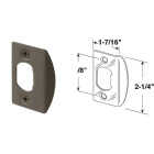 Defender Security Bronze 1-3/4 In. Strike Plate Image 1