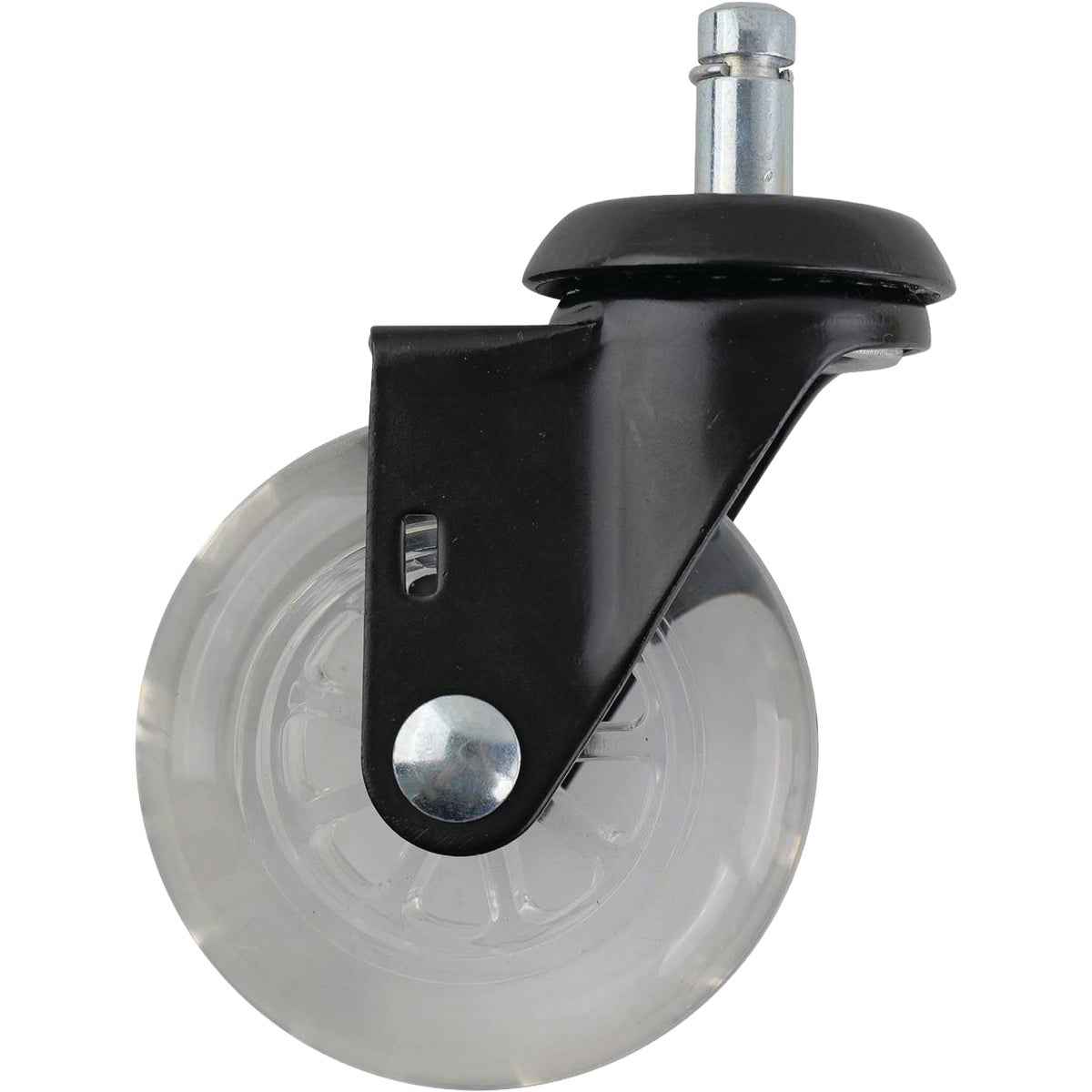 Shepherd Hardware 3 In. Clear Rollerblade Stem Caster (5-Pack) Image 3