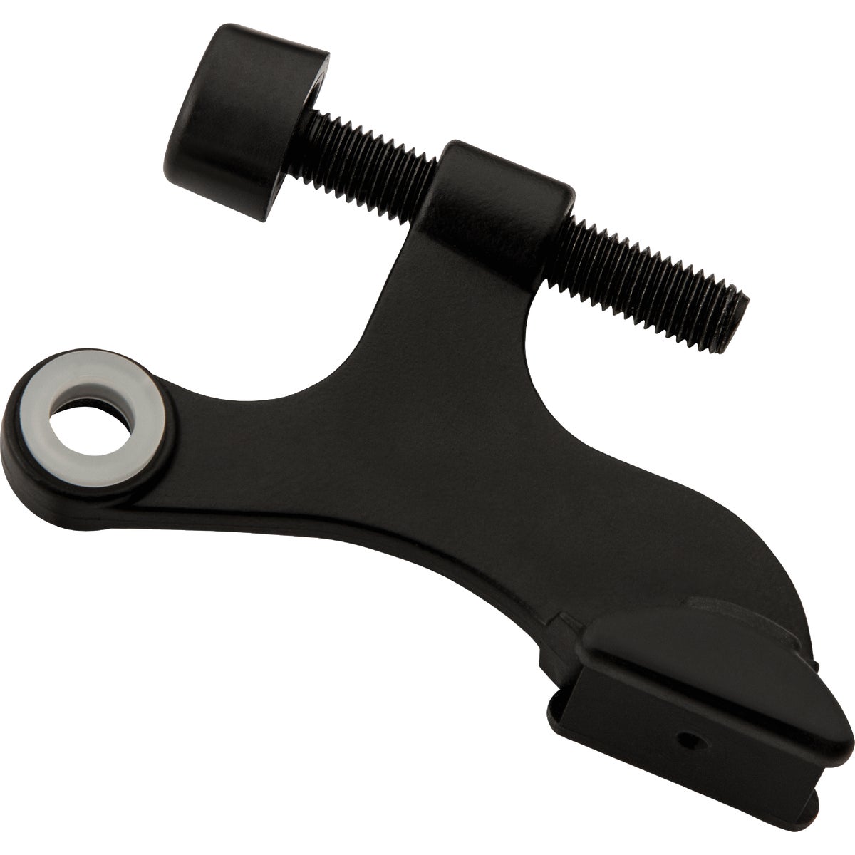 National Hardware Matte Black Hinge Pin Door Stop Image 1