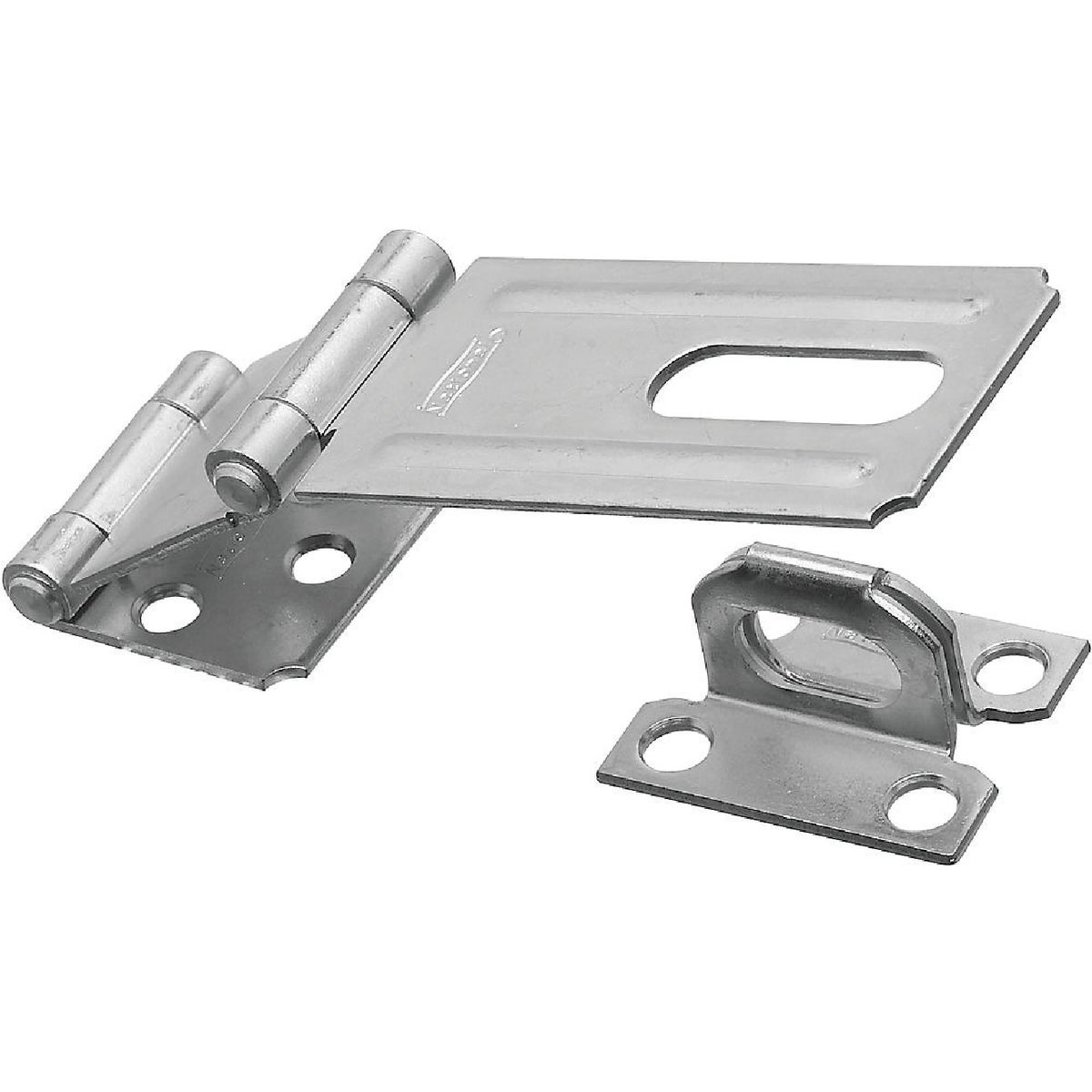 National Hardware 3-1/4 In. Double Hinge Zinc Hasp