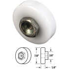 Prime-Line 7/8 Dia. x 3/8 In. W. Flat Shower Door Roller (2-Count) Image 1