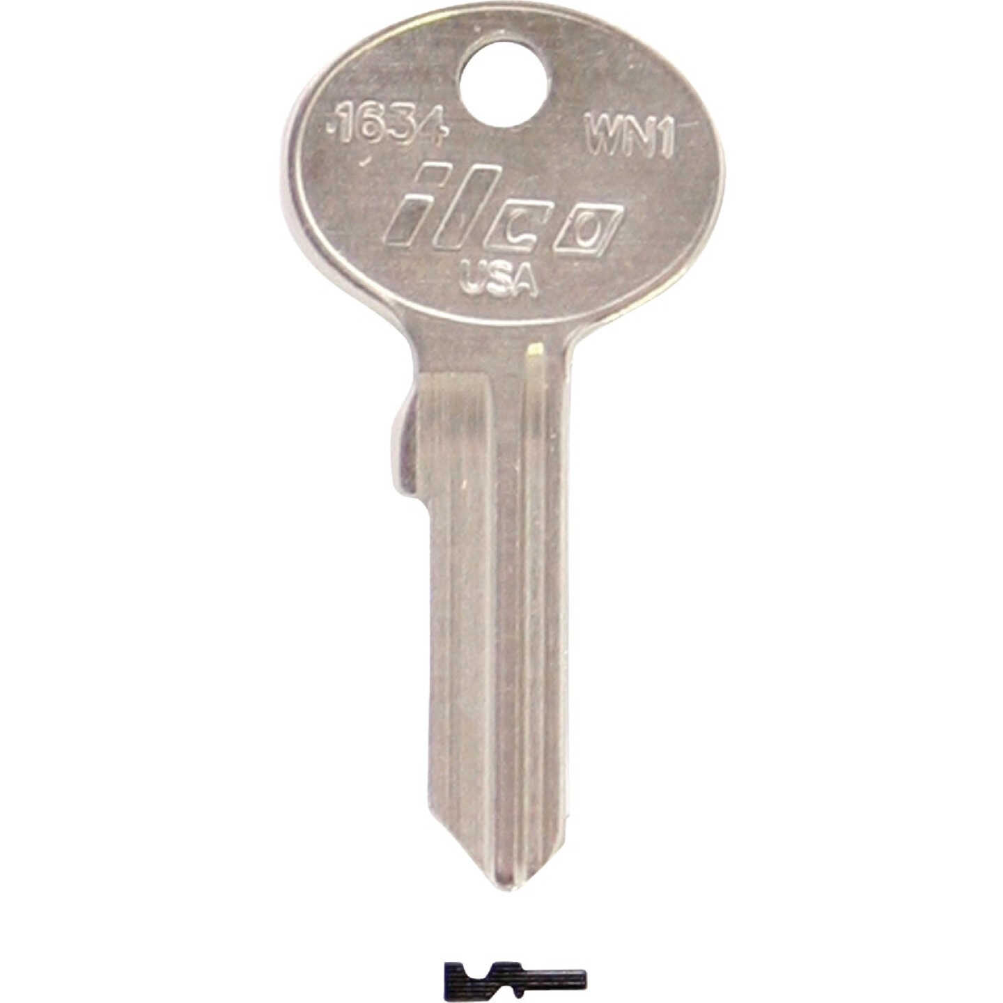ILCO Wind Nickel Plated Mailbox Key, 1634 (10-Pack) Image 1