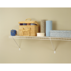 ClosetMaid 4 Ft. W. x 12 In. D Ventilated Shelf Kit, White Image 6