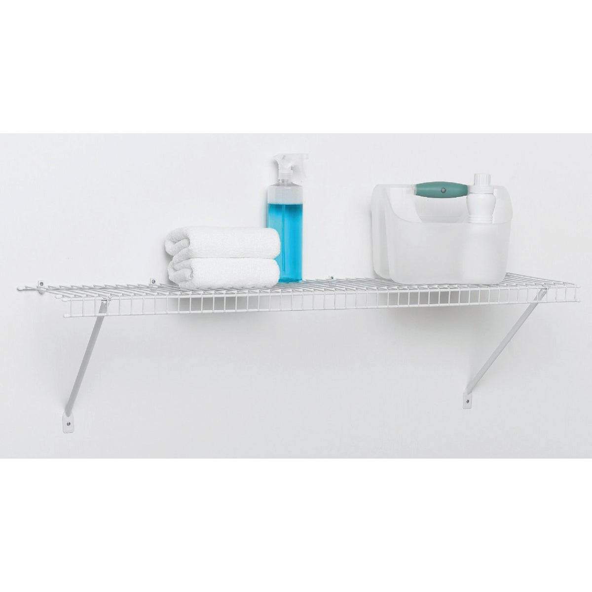 ClosetMaid 6 Ft. W. x 12 In. D Ventilated Shelf Kit, White Image 5