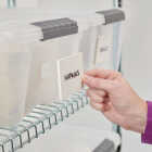 Wrap-It Storage Stick 'Em 1 In. White Hook & Loop Square (24-Count) Image 4