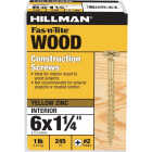 Hillman Fas-n-Tite #6 x 1-1/4 In. Phillips Bugle Head Interior Construction Wood Screw (245-Count) Image 1
