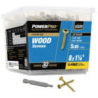 Hillman PowerPro #8 x 1-1/4 In. Premium Exterior Wood Screw (1101-Count) Image 1