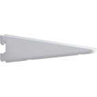 Knape & Vogt 182 Series 7 In. White Steel Heavy-Duty Double-Slot Shelf Bracket Image 1