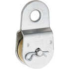 National Hardware 1-1/2 In. O.D. Single Fixed Eye Steel Rope Pulley Image 1