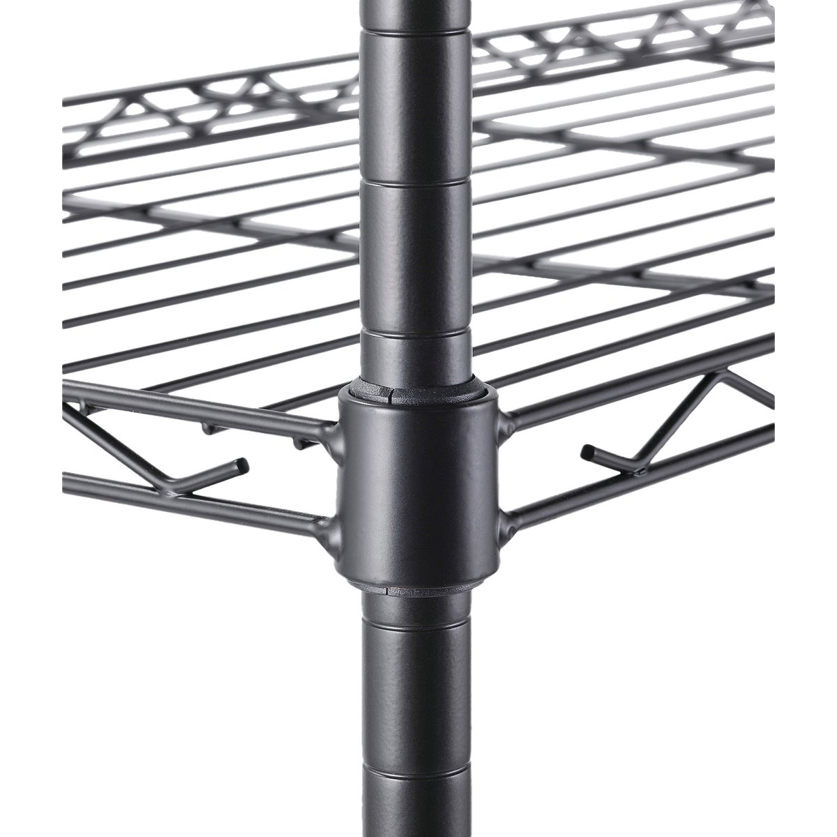 Muscle Rack 24 In. x 14 In. x 30 In. 3-Tier Black Wire Shelving Unit Image 4