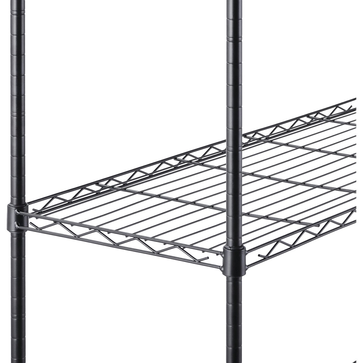 Muscle Rack 24 In. x 14 In. x 30 In. 3-Tier Black Wire Shelving Unit Image 7