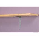 National Hardware 8 In. D. x 10 In. H. Gray Steel Shelf Bracket Image 2