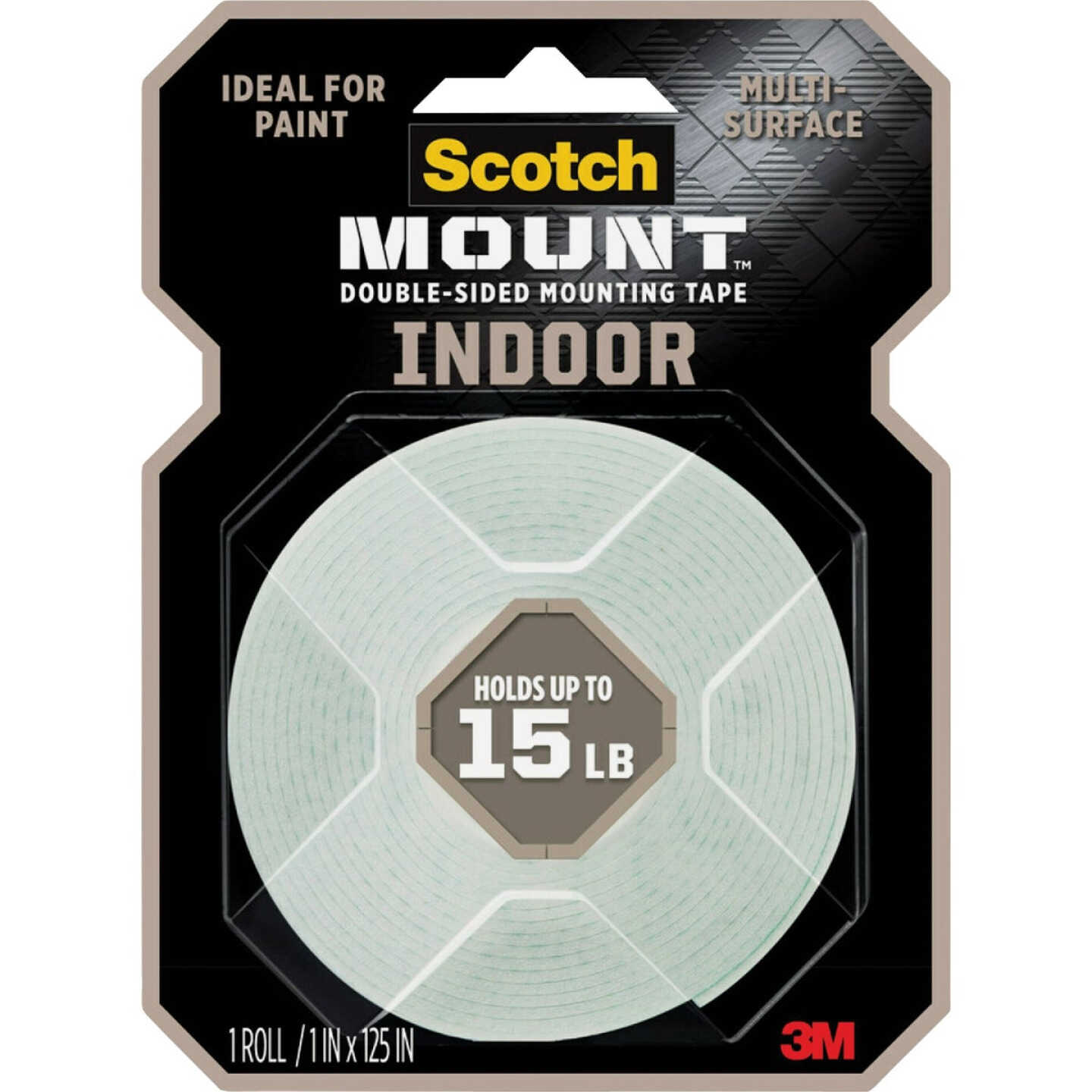 Scotch-Mount 1 In. x 125 In. Indoor Double-Sided Mounting Tape Image 1