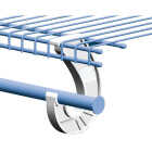 ClosetMaid SuperSlide 5.75 In. H. x 3.87 In. D. Closet Rod Support, White Image 1