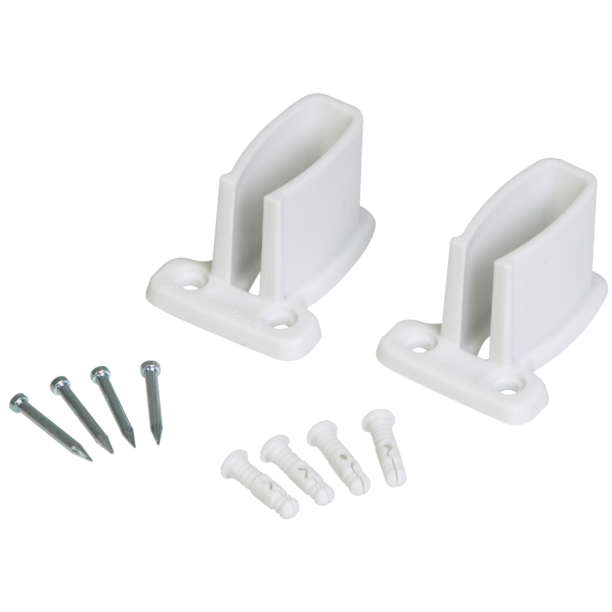 ClosetMaid White Wire Shelf Wall Brackets (12-Pack)