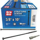 Grip-Rite PrimeGuard Plus 3/8 In. x 10 In. Hex Washer Head Structural Screw (20-Count) Image 1