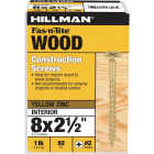 Hillman Fas-n-Tite #8 x 2-1/2 In. Phillips Bugle Head Interior Construction Wood Screw (92-Count) Image 1