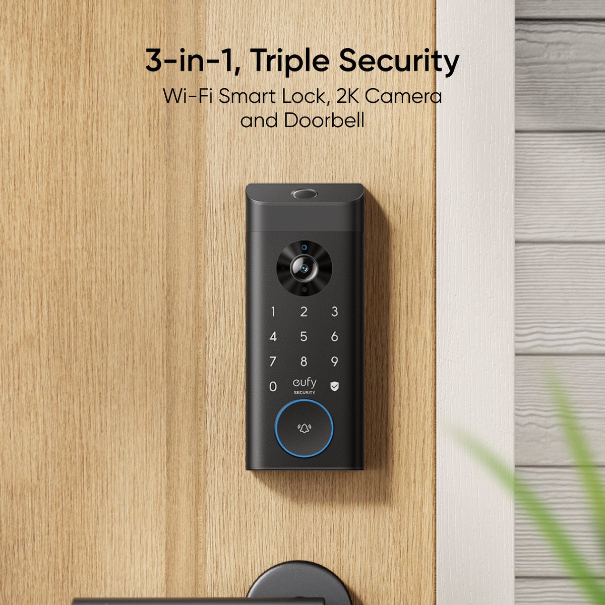 eufy Smart Lock E330 3-In-1 Video Smart Lock Image 2