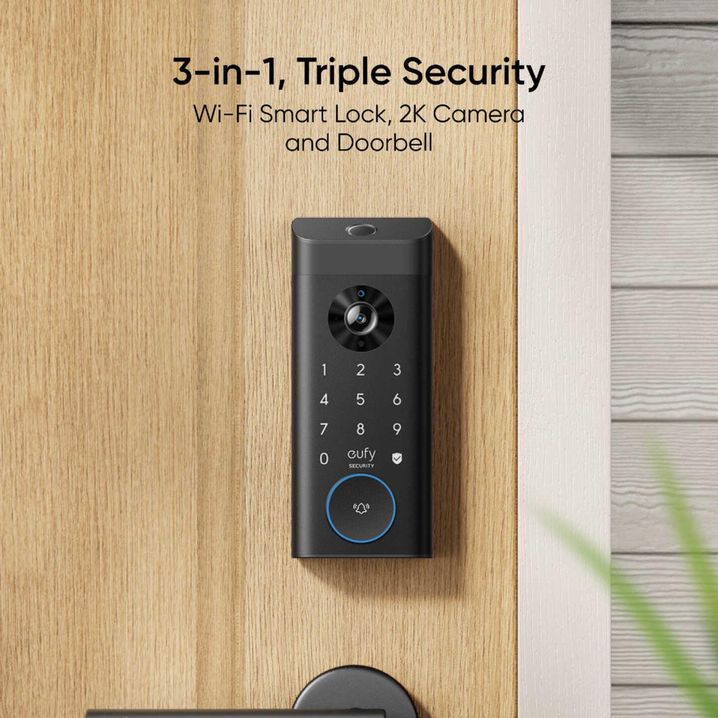 eufy Smart Lock E330 3-In-1 Video Smart Lock Image 2