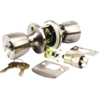 United States Hardware Satin Chrome Entry Door Knob Image 2