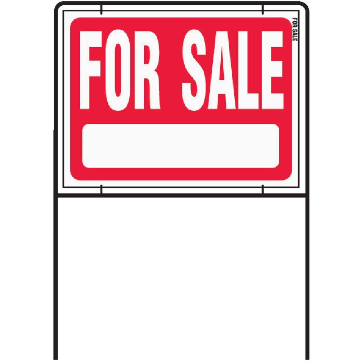 Hy-Ko Plastic with Metal Frame Sign, For Sale Image 1