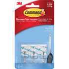 Command Small Clear Wire Hook with Clear Strips, 3 Hooks, 4 Strips Image 2