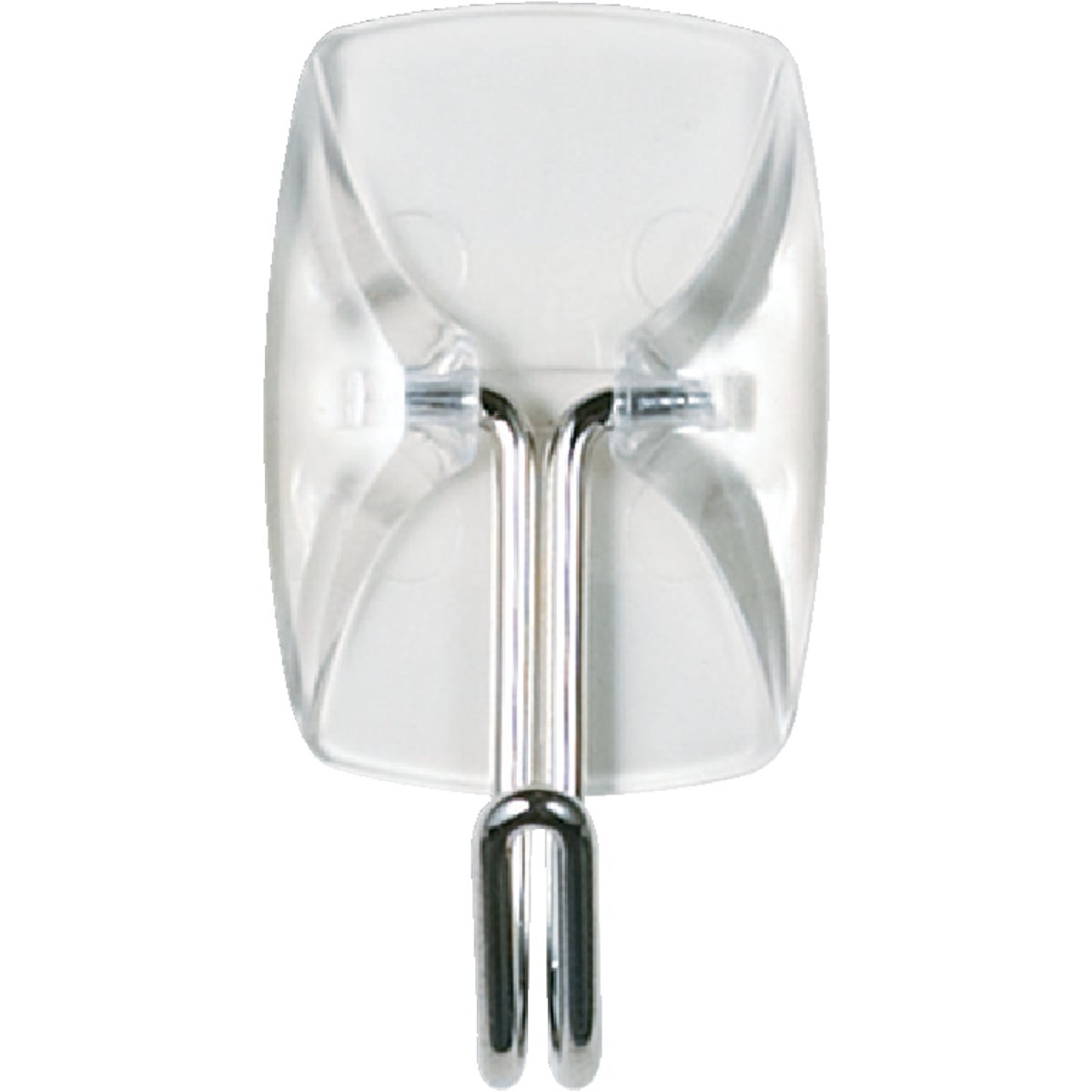 Command Small Clear Wire Hook with Clear Strips, 3 Hooks, 4 Strips Image 3