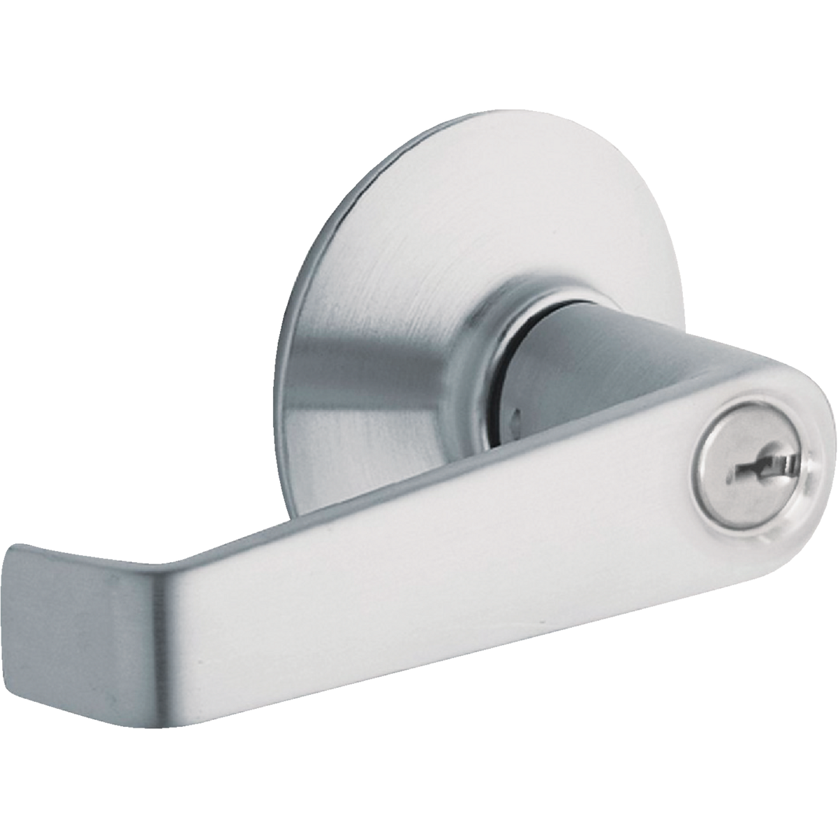 Schlage Elan Satin Chrome Entry Door Lever Image 1