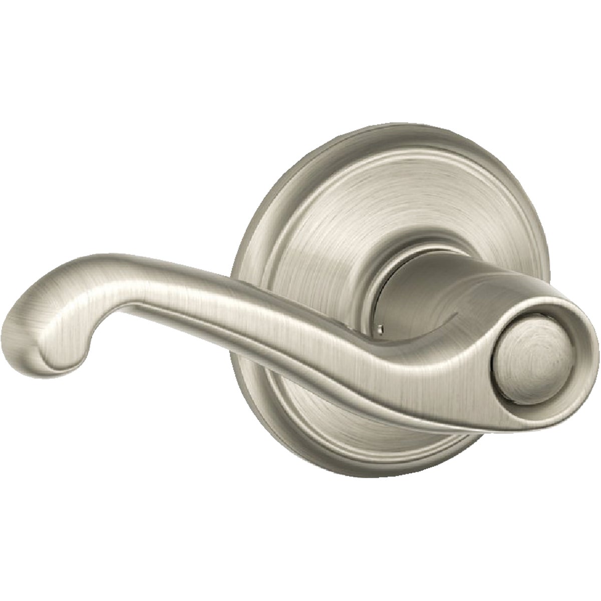 Schlage Flair Satin Nickel Passage Door Lever