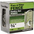 Hillman Fas-n-Tite 3/4 In. Poultry Net Staple (1 Lb.) Image 1