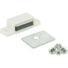 KasaWare White Single Magnetic Catch (2-Pack) Image 1