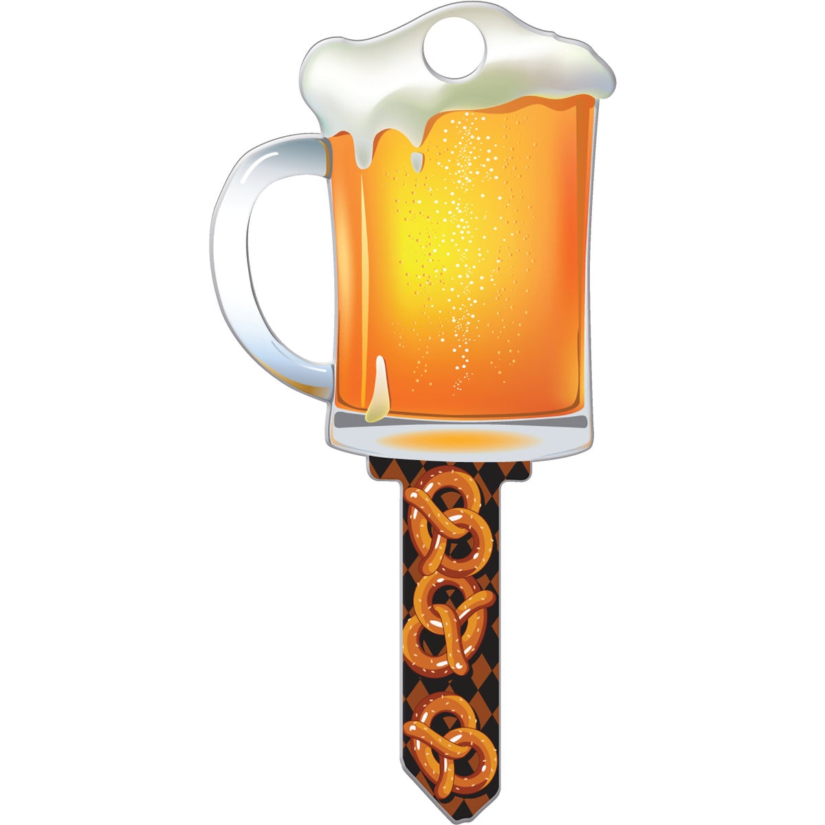 Lucky Line Beer Mug Design Decorative House Key, SC1 