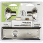 Defender Security Satin Nickel Keyed Mortise Entry Lock Set Image 2