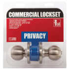 Tell Stainless Steel Bed & Bath Door Knob Image 2