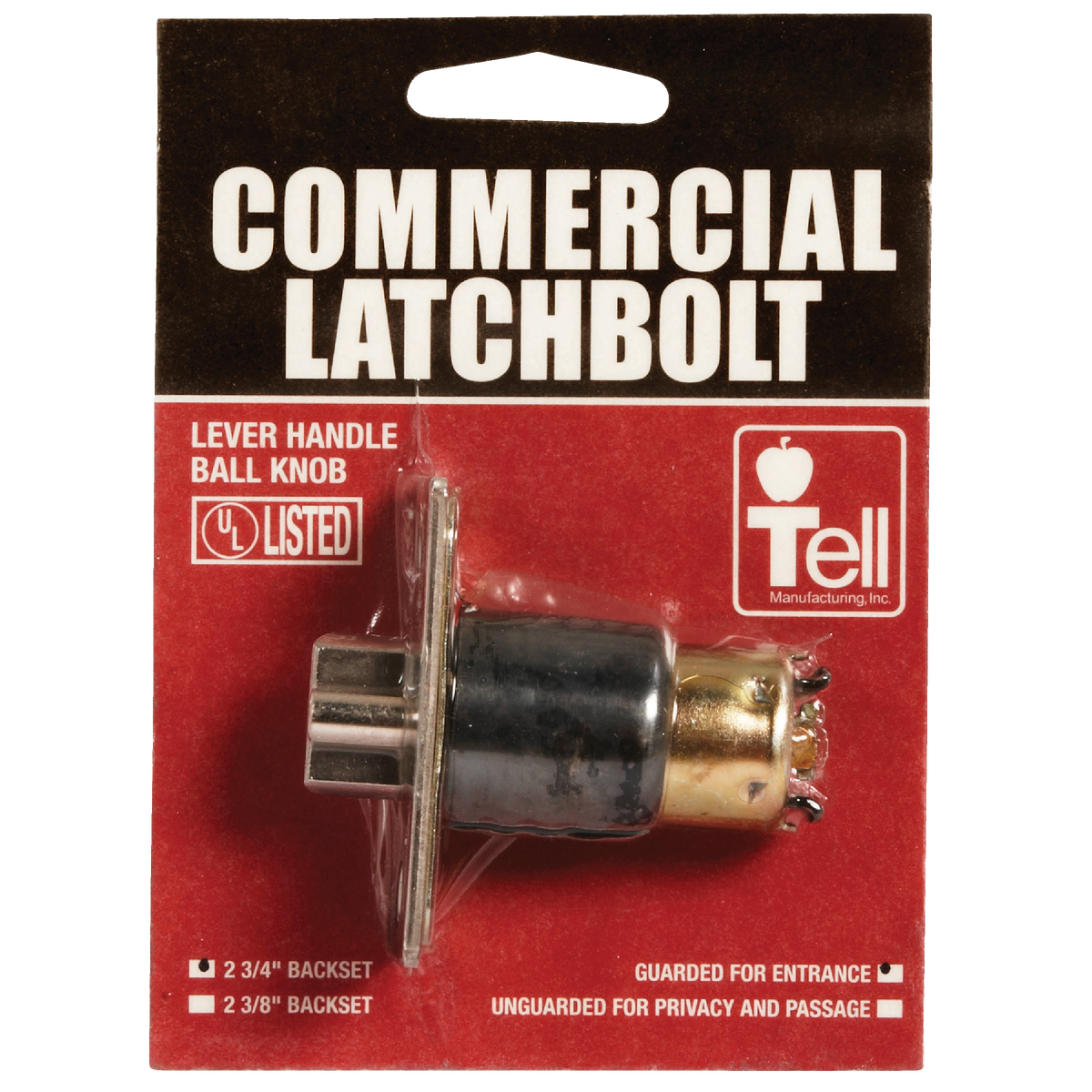 Tell 2-3/4 In. Guarded Entry Latch Image 2