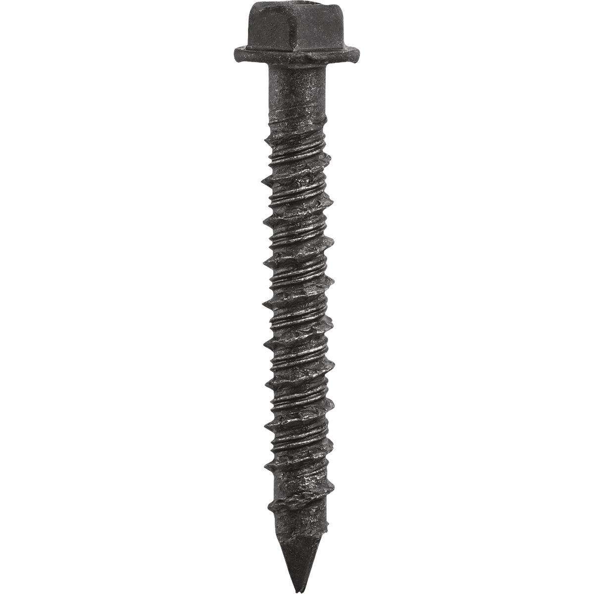 Tapcon 1/4 In. x 2-1/4 In. Hex Washer Head Black Concrete Screw (75-Count) Image 7