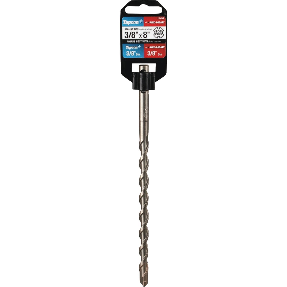 Tapcon 3/8 In. x 8 In. SDS-Plus Rotary Hammer Drill Bit