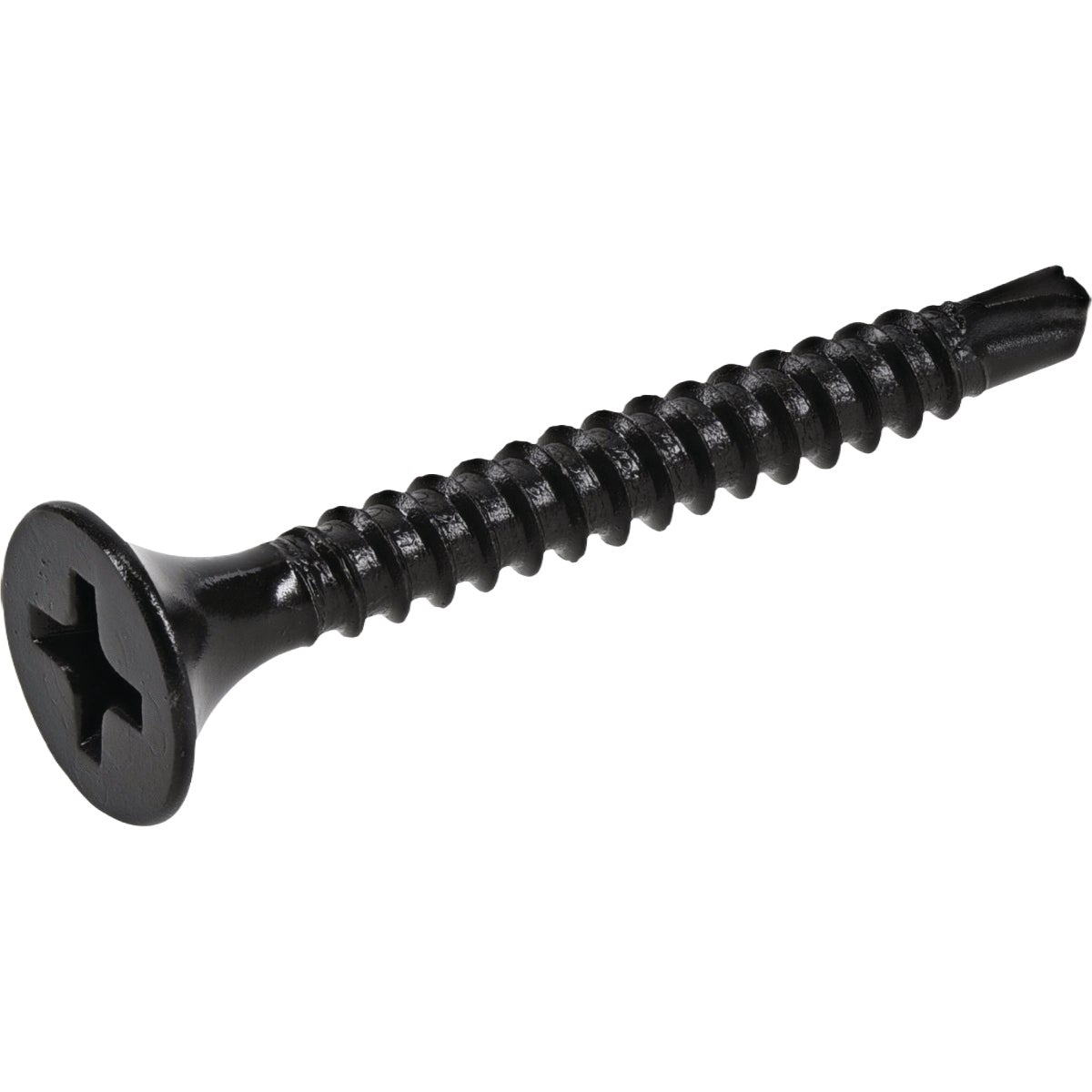 Hillman Fas-N-Tite #6 x 1-1/4 In. Fine Thread Self-Drilling Black Phosphate Drywall Screw (75-Count)