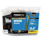 Hillman PowerPro #10 x 6 In. Premium Exterior Wood Screw (162-Count) Image 1