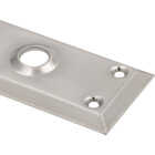 Defender Security Satin Nickel Keyed Mortise Entry Lock Set With Glass Knob Image 5