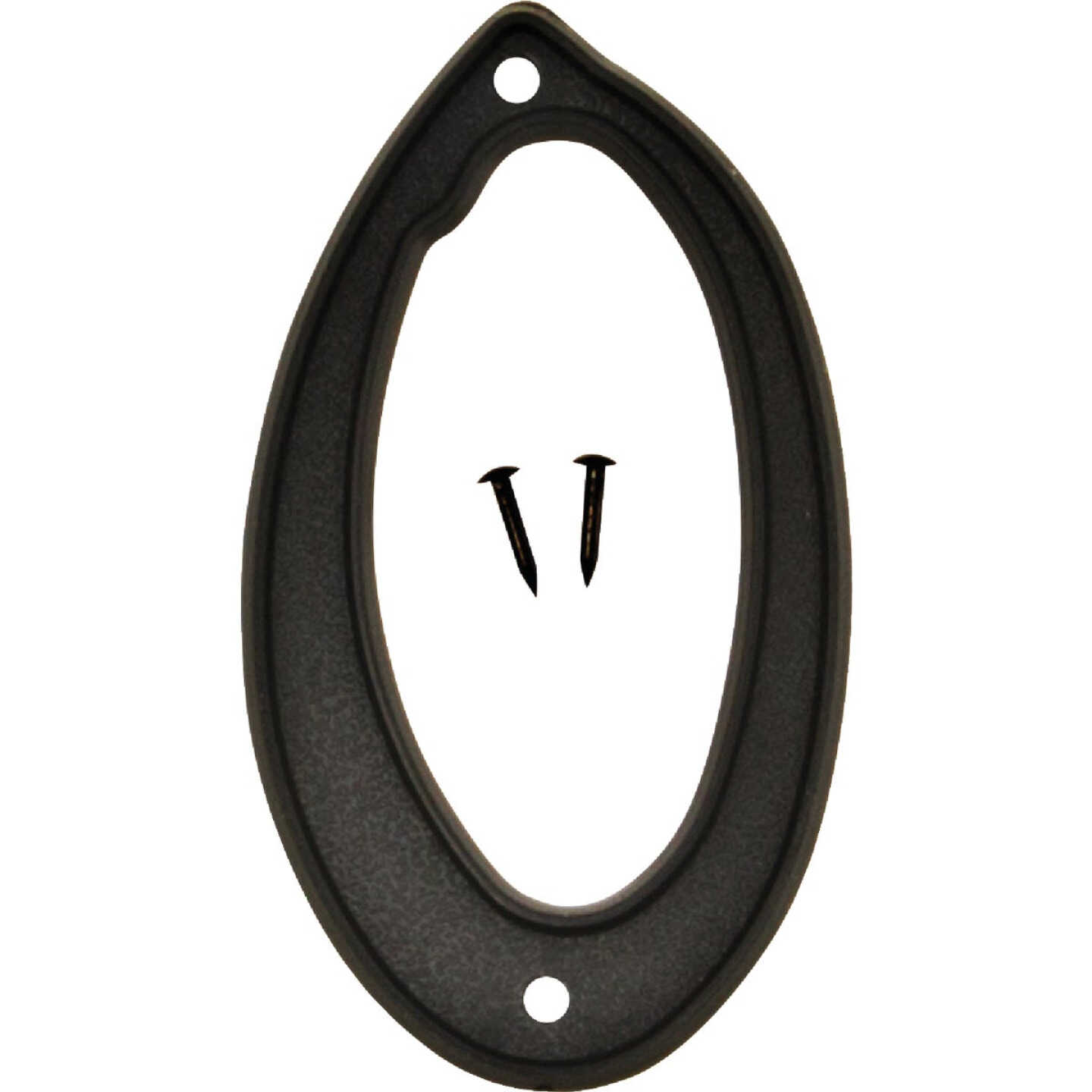 Hy-Ko 4 In. Black House Number Zero Image 1