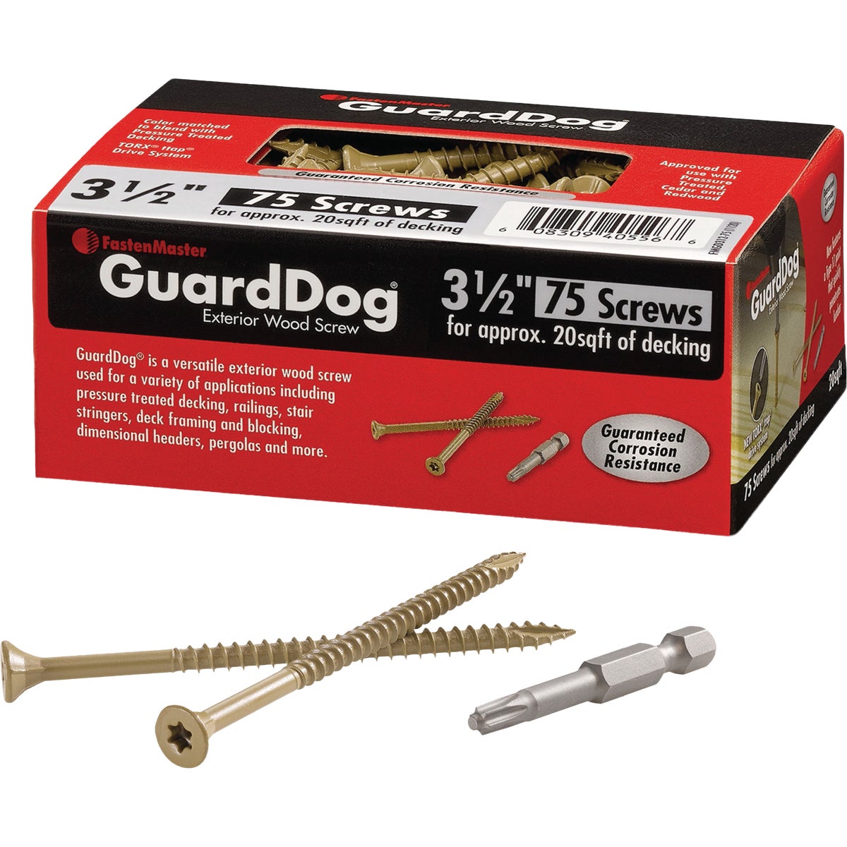 FastenMaster GuardDog 3-1/2 In. Deck Screw (75-Count) Image 1