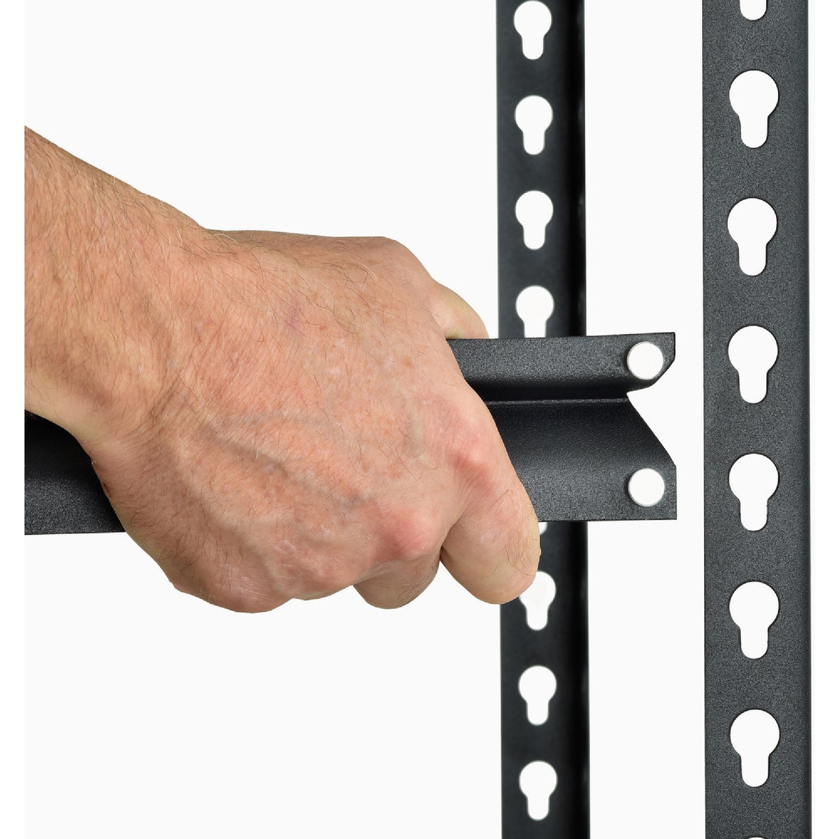 Muscle Rack 36 In. x 18 In. x 72 In. 5-Tier Black Shelving Unit Image 4
