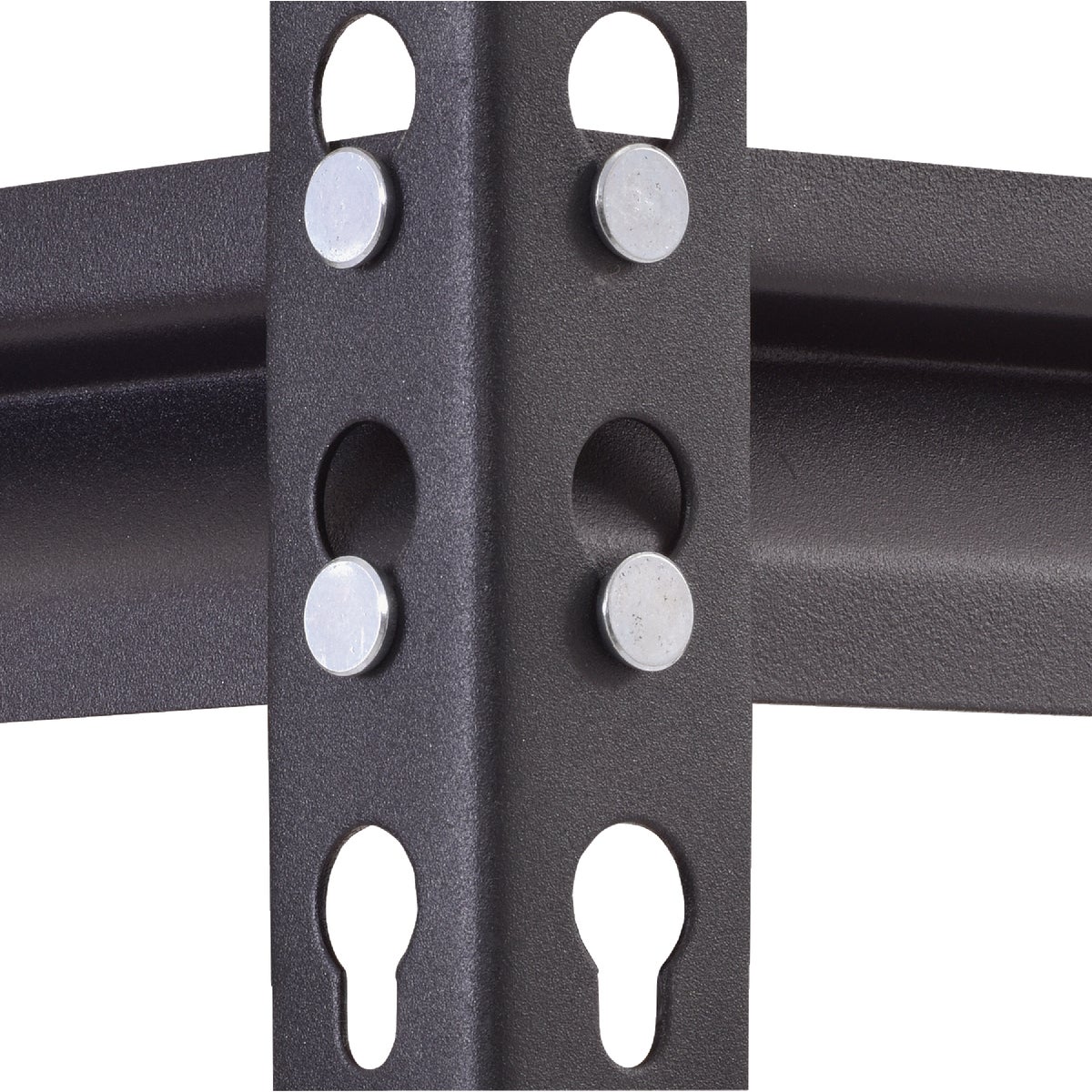 Muscle Rack 36 In. x 18 In. x 72 In. 5-Tier Black Shelving Unit Image 6