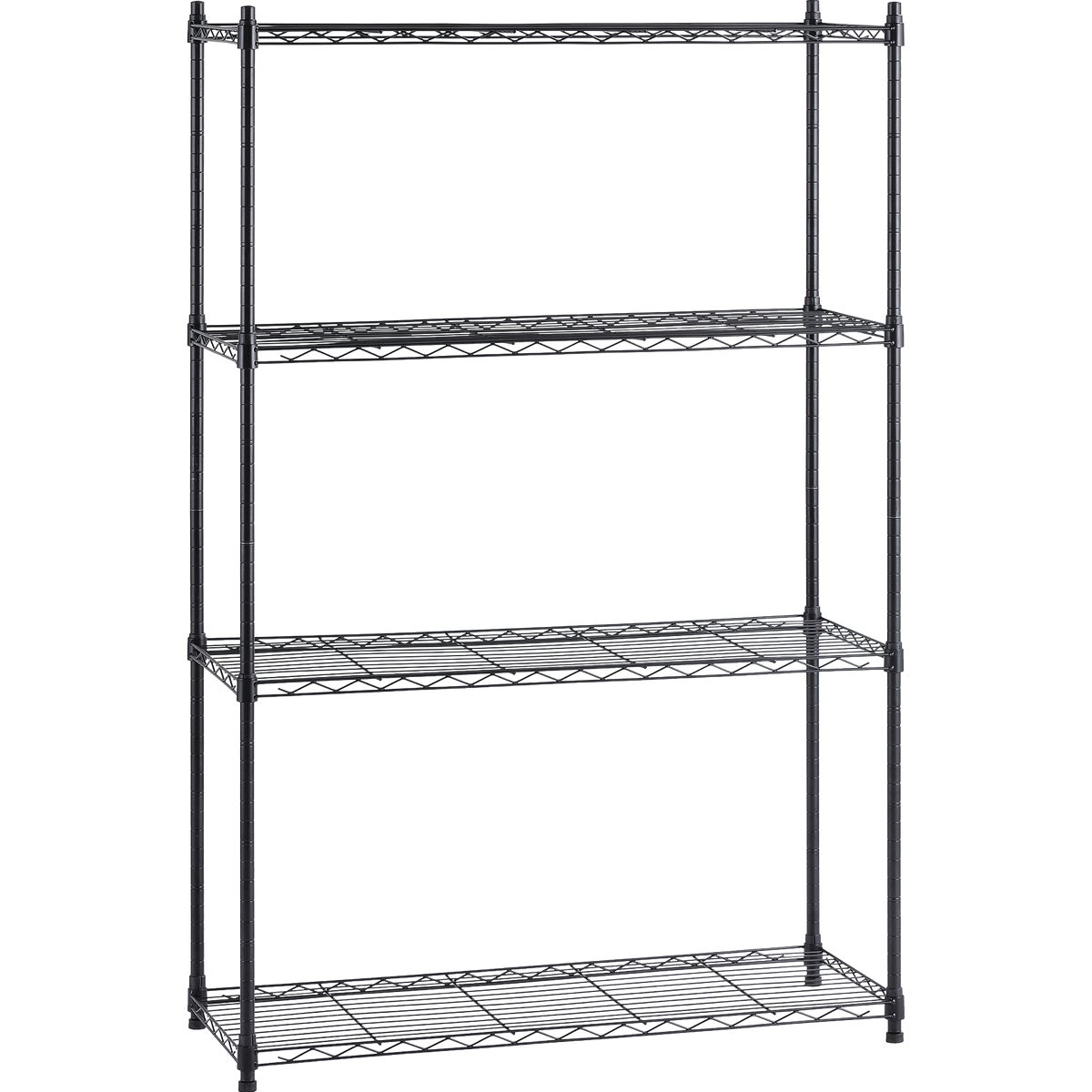 Muscle Rack 36 In. x 14 In. x 54 In. 4-Tier Black Wire Shelving Unit