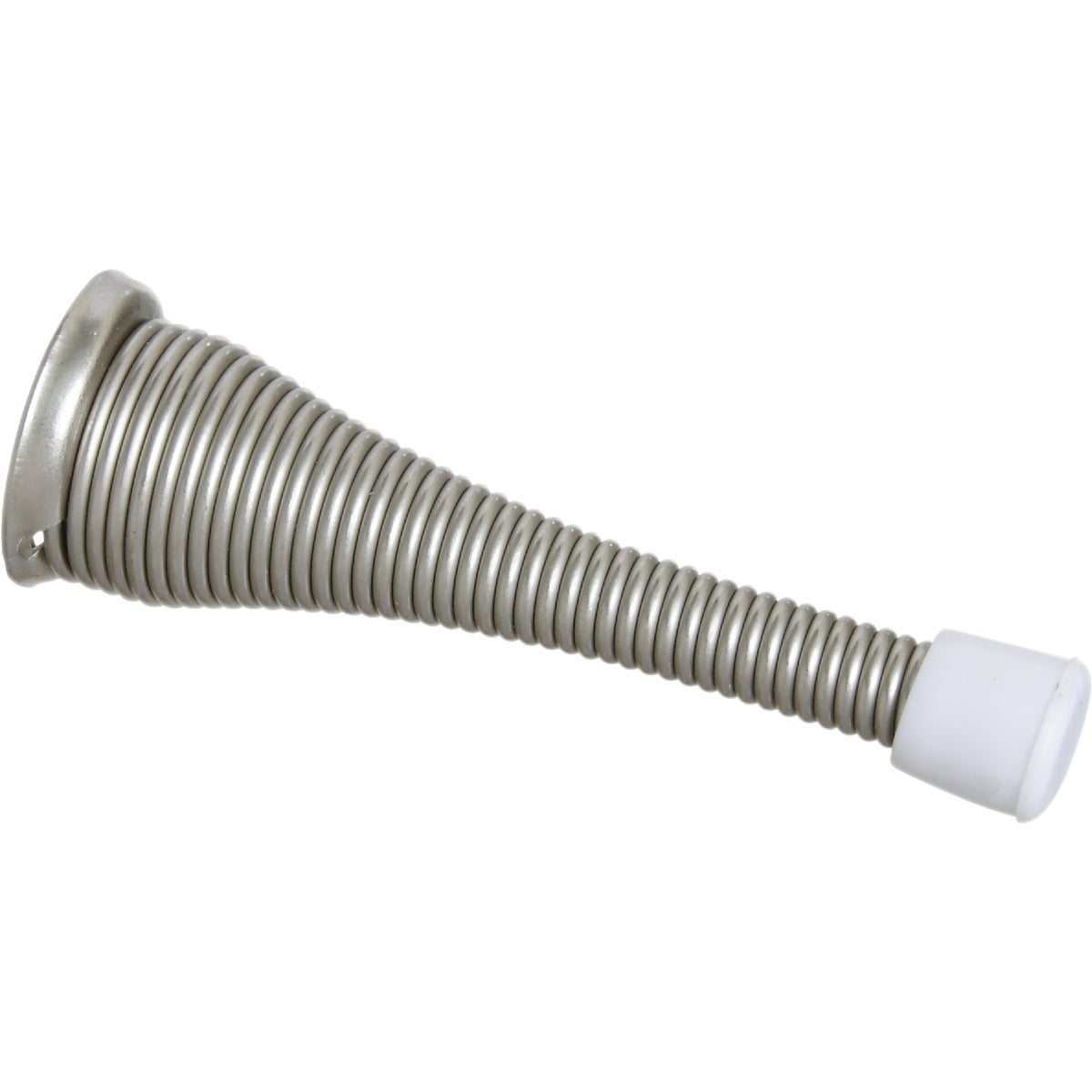 National Hardware Satin Nickel Spring Door Stop