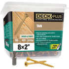 Hillman Deck Plus #8 x 2 In. Tan Deck Screw (625-Count) Image 1