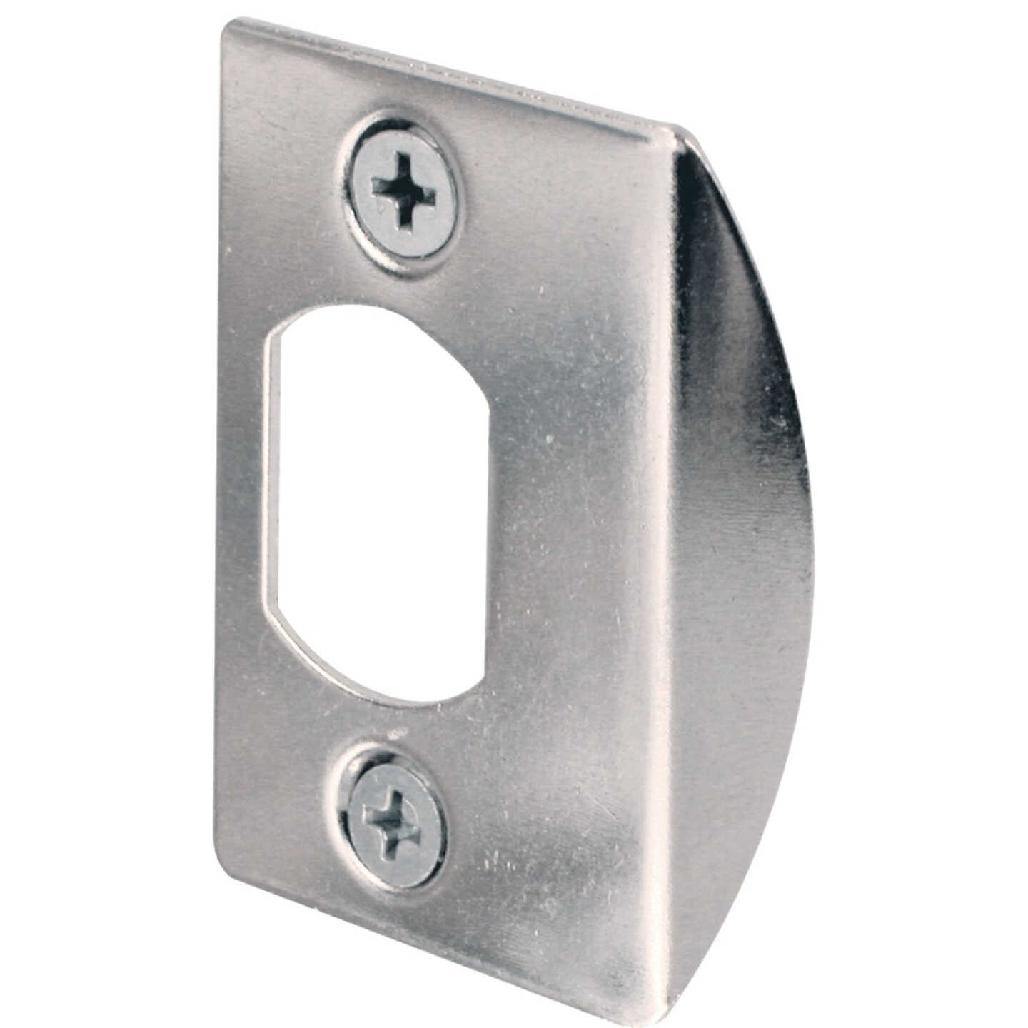Defender Security Chrome 1-3/4 In. Lip Strike Plate Image 3