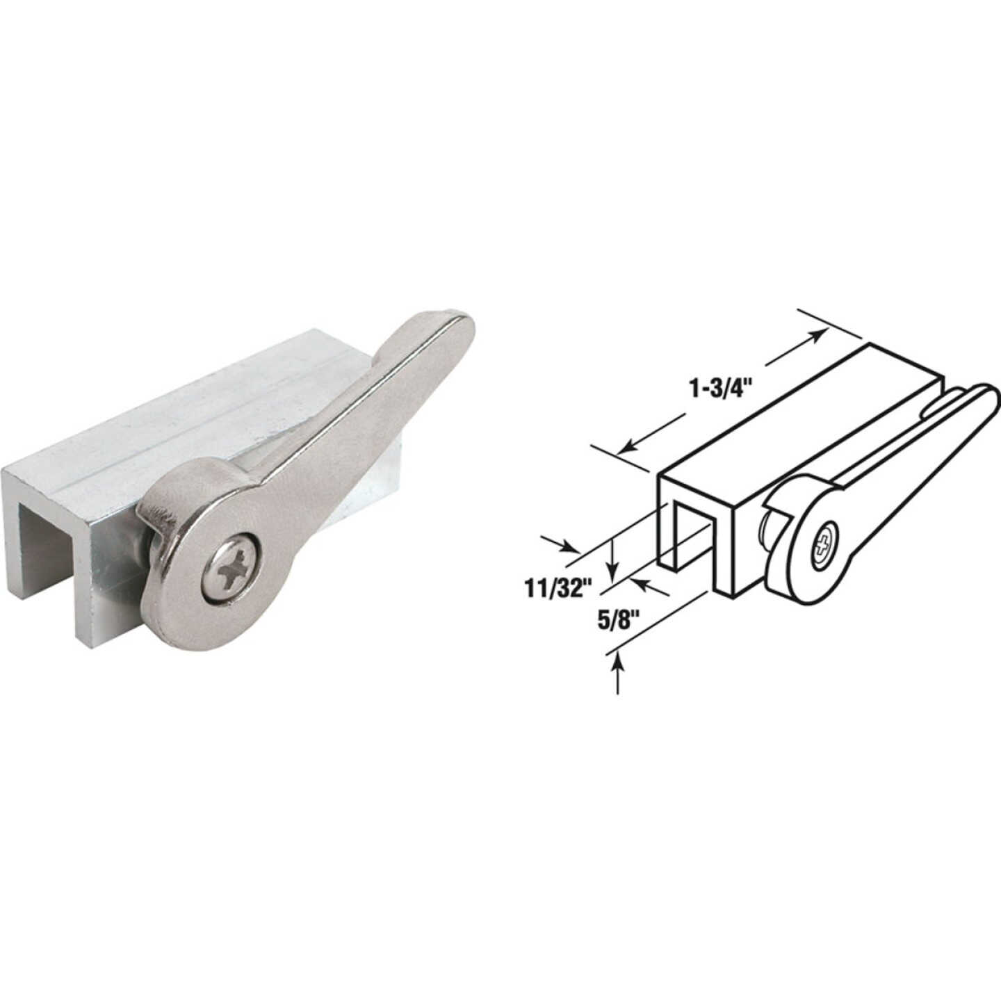 Defender Security Aluminum Lever Window Lock Image 1